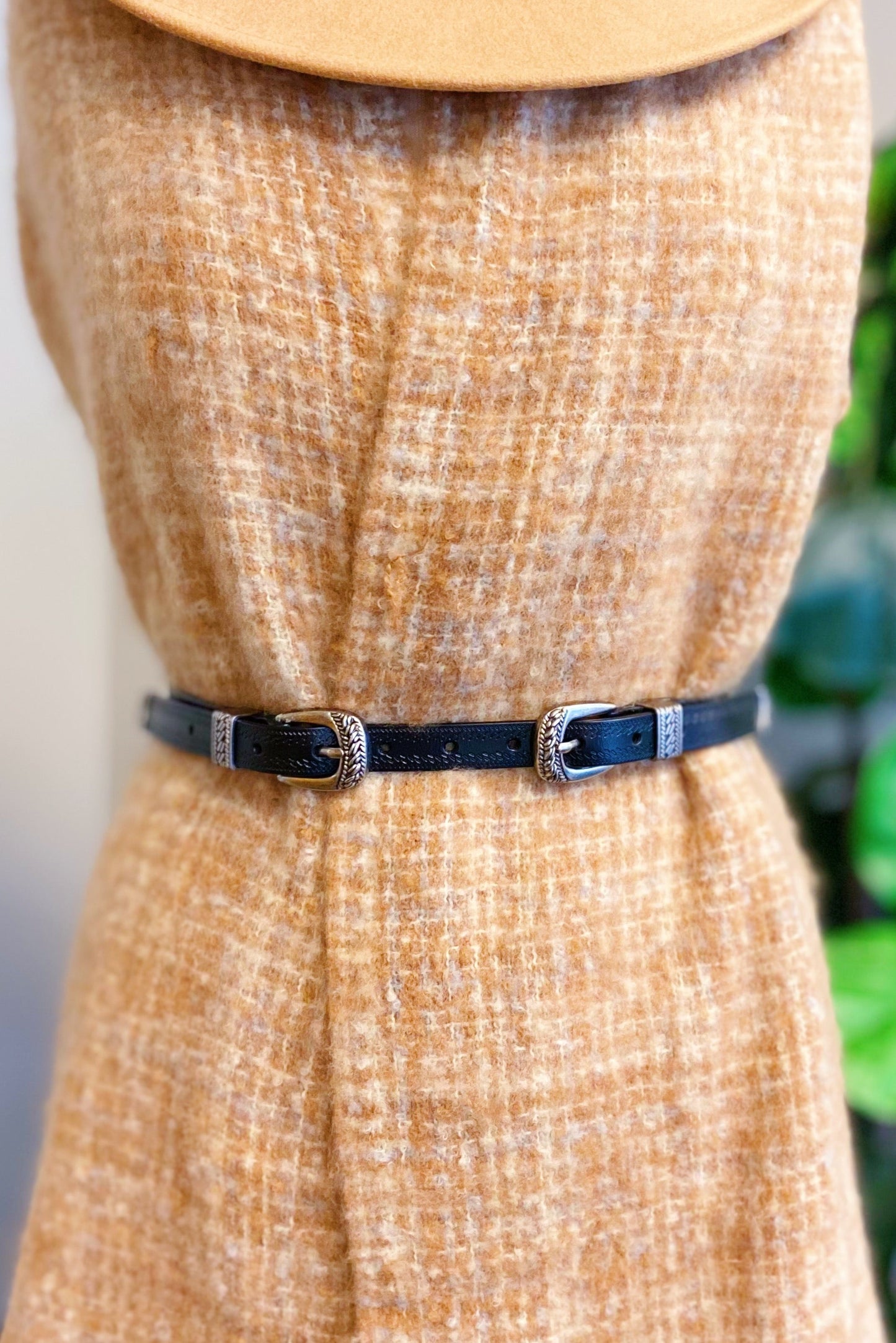 Genuine Double Buckle Belt